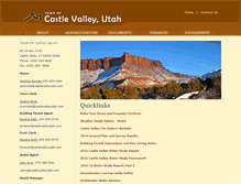 Tablet Screenshot of castlevalleyutah.com